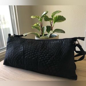 Vintage Diesel Shoulder Bag Y2K Nylon Logo Embroidered Baguette